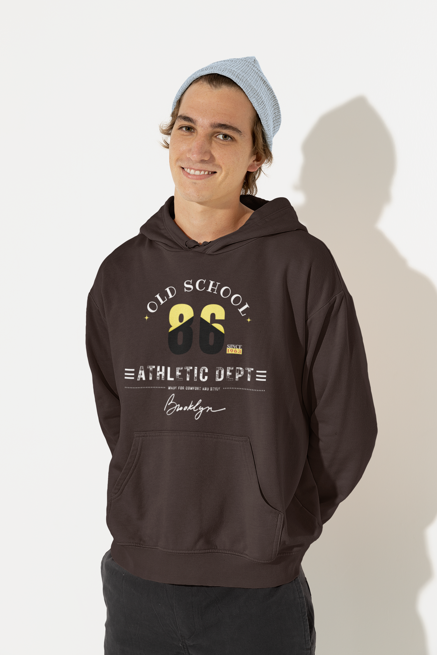 Old School 86 |  Retro Theme | Premium Unisex Winter Hoodie