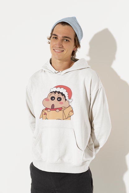 Holly Jolly | Shinchan | Premium Unisex Winter Hoodie
