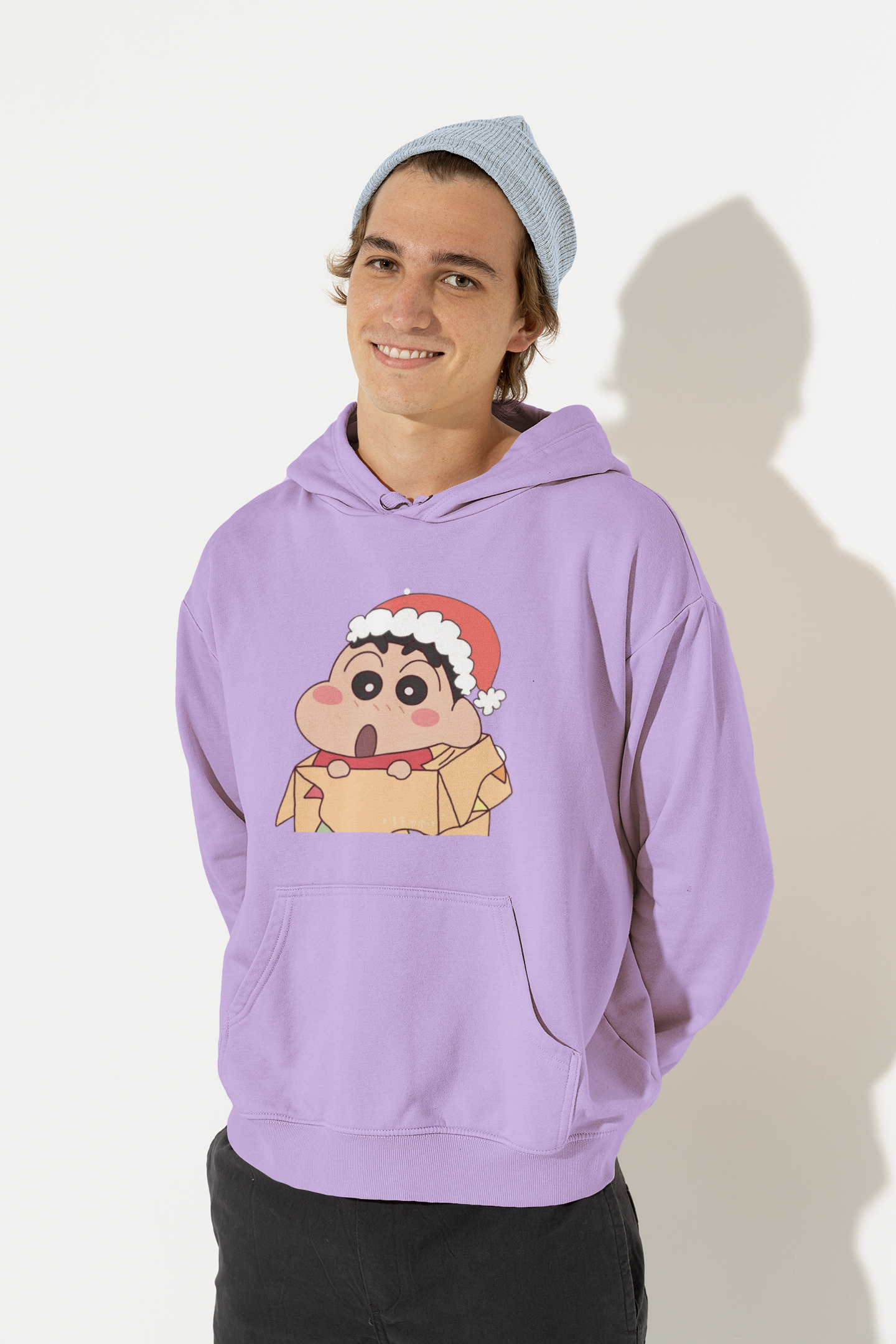 Holly Jolly | Shinchan | Premium Unisex Winter Hoodie