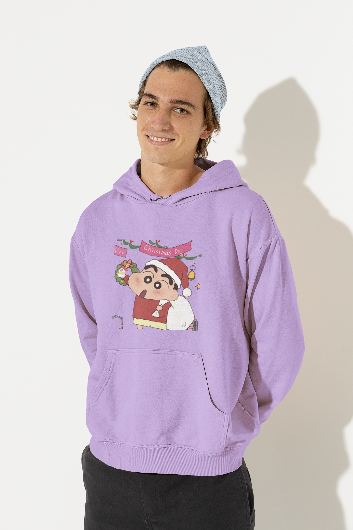 X-mas Day  | Shinchan | Premium Unisex Winter Hoodie