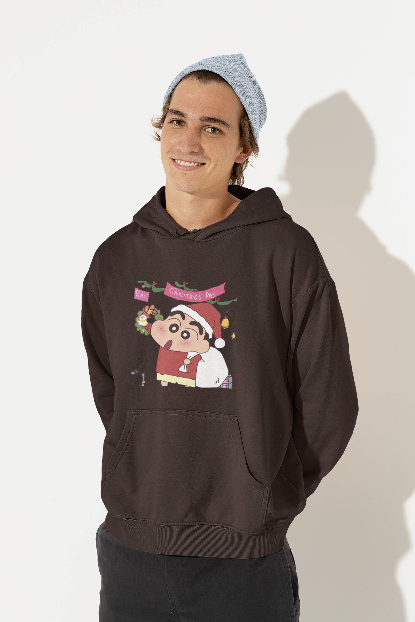 X-mas Day  | Shinchan | Premium Unisex Winter Hoodie