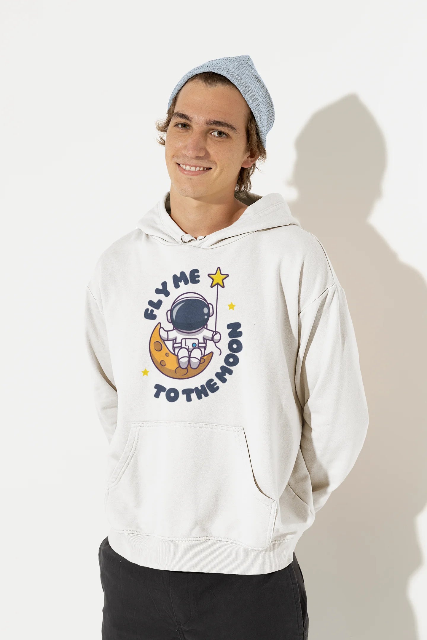 To the moon | Space Vogue | Premium Unisex Winter Hoodie