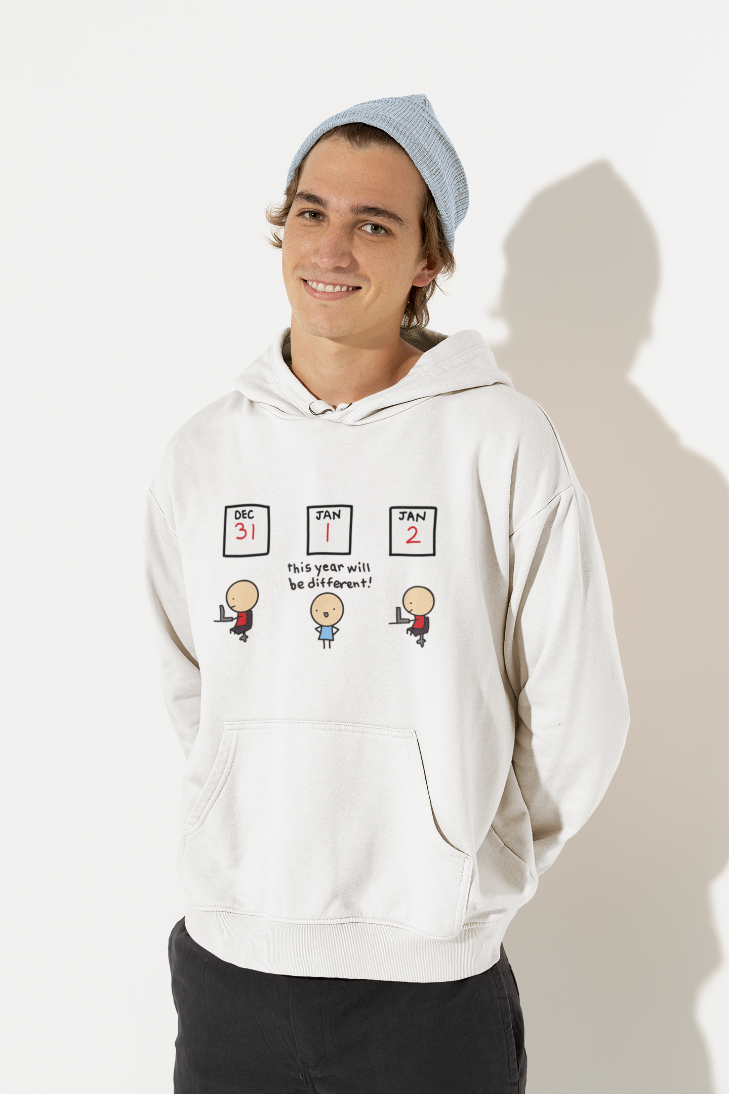 This year will be different | Premium Unisex Winter Hoodie