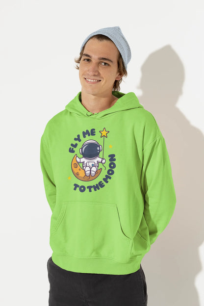 To the moon | Space Vogue | Premium Unisex Winter Hoodie
