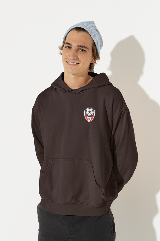 Football Badge | Minimalist | Premium Unisex Winter Hoodie (BOGO)