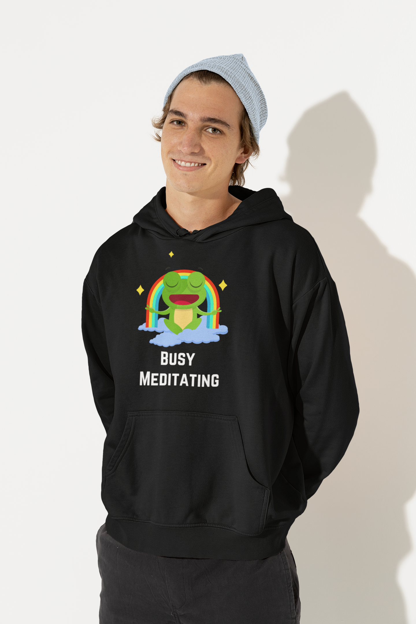 Busy Meditating | Premium Unisex Winter Hoodie