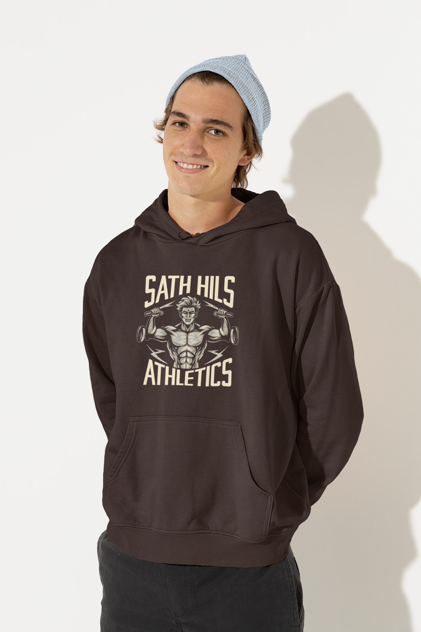 Sath Hils Atheletics | Retro Theme | Premium Unisex Winter Hoodie