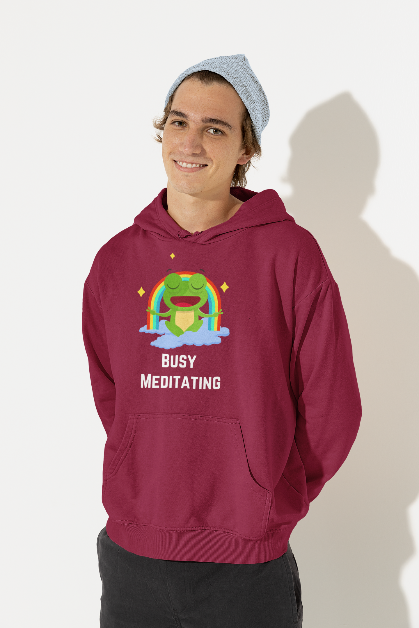 Busy Meditating | Premium Unisex Winter Hoodie
