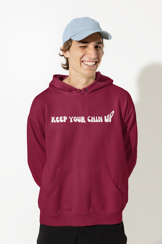 Keep your chin up | Premium Unisex Winter Hoodie