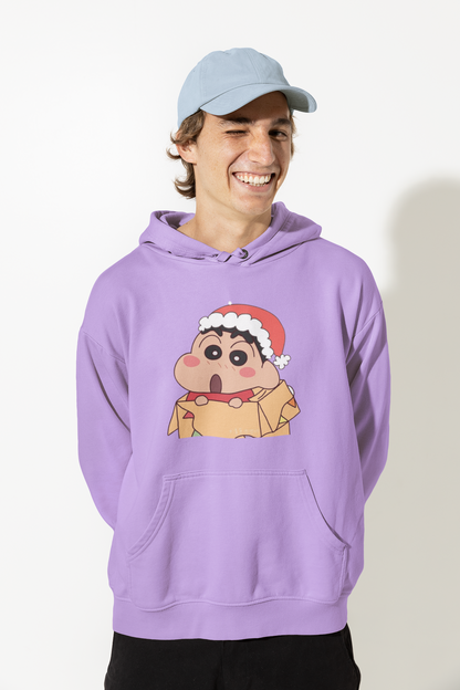 Holly Jolly | Shinchan | Premium Unisex Winter Hoodie
