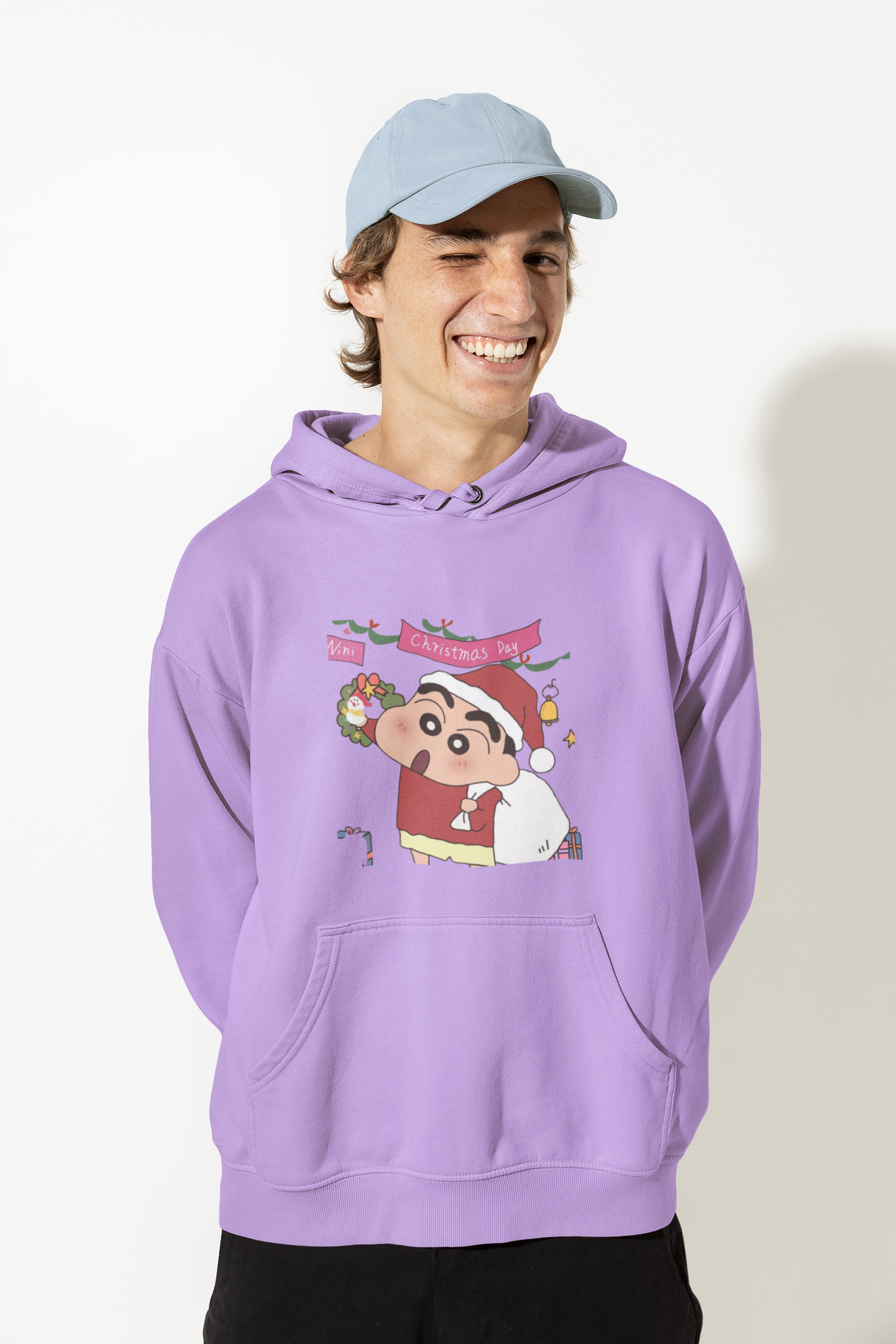 X-mas Day | Shinchan | Premium Unisex Winter Hoodie