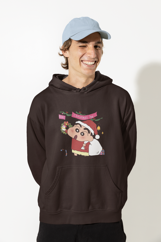 X-mas Day | Shinchan | Premium Unisex Winter Hoodie
