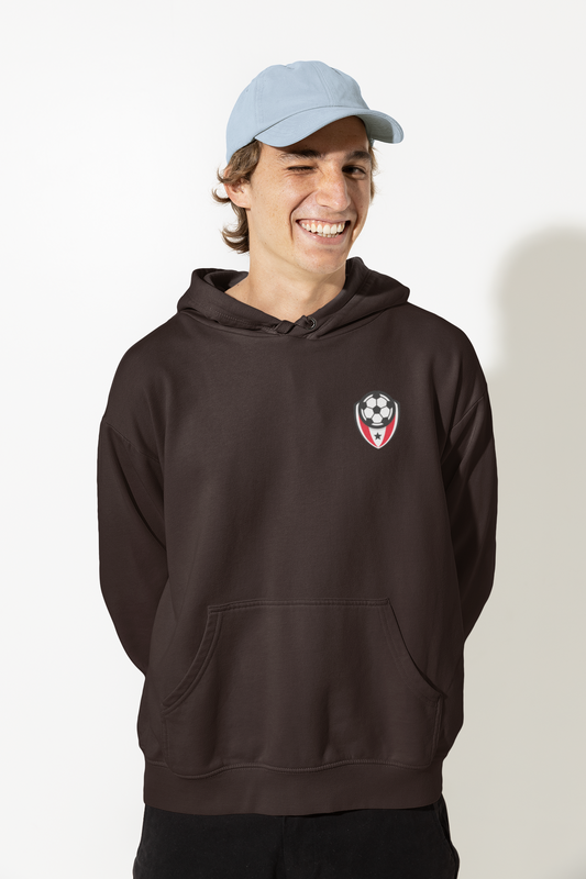 Football Badge | Minimalist | Premium Unisex Winter Hoodie (BOGO)