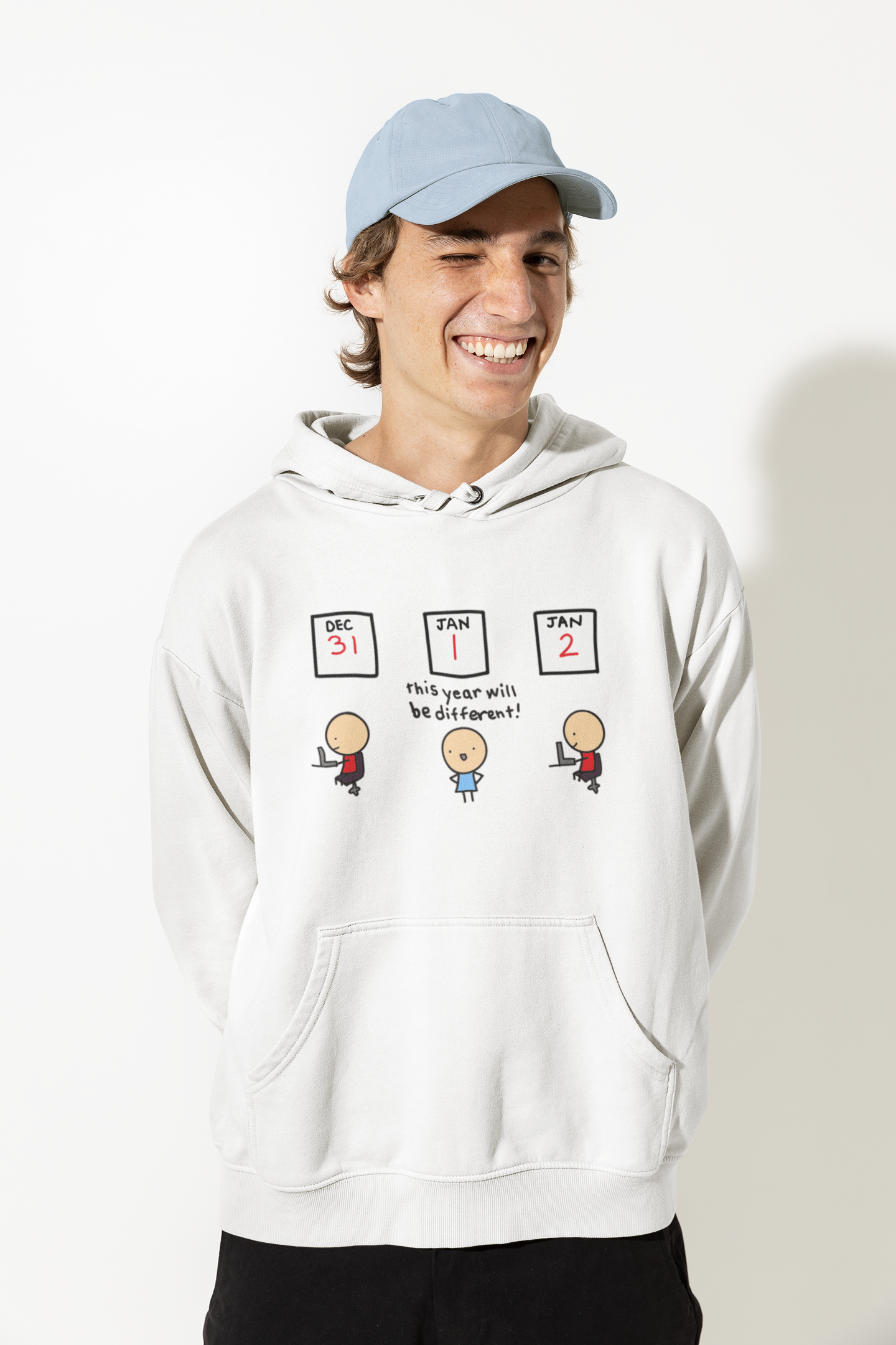 This year will be different | Premium Unisex Winter Hoodie