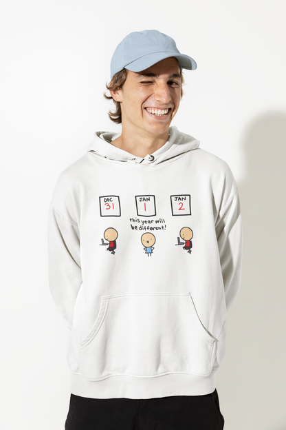 This year will be different | Premium Unisex Winter Hoodie