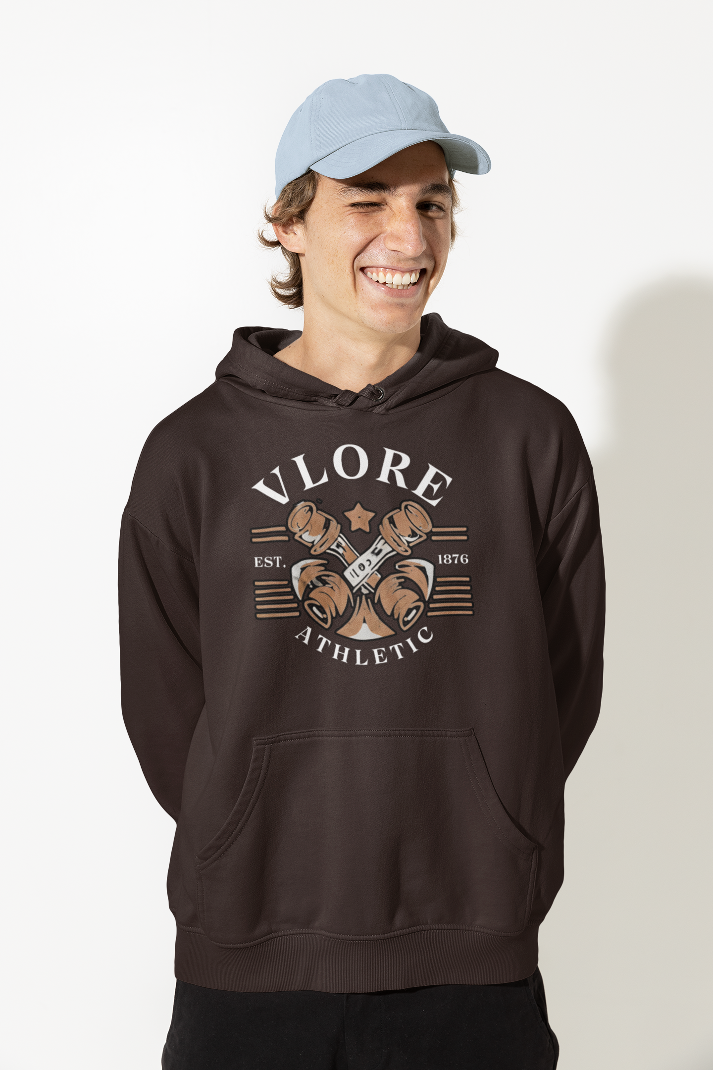 Vlore Athletics | Retro Theme | Premium Unisex Winter Hoodie