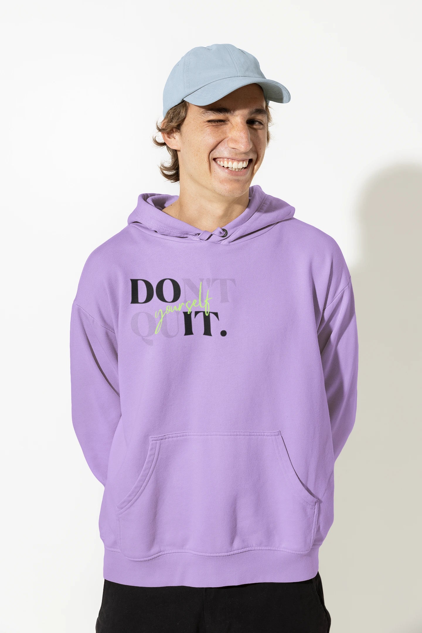 Don't Quit | Minimalist | Premium Unisex Winter Hoodie