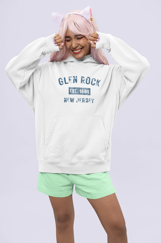 Glen Rock | Retro Theme | Premium Unisex Winter Hoodie