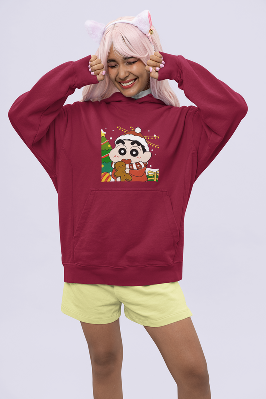 Shinchan Claus | Shinchan | Premium Unisex Winter Hoodie