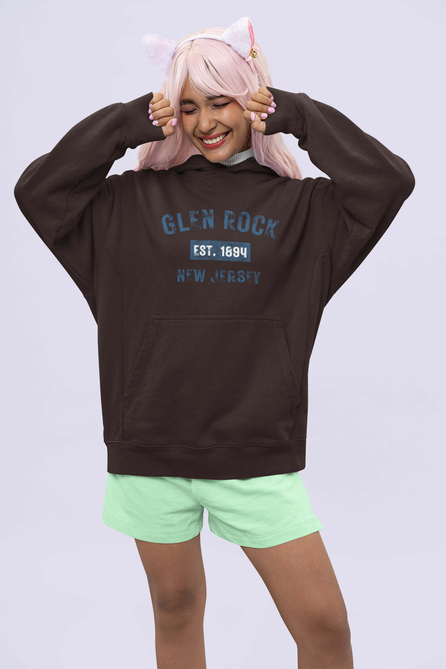 Glen Rock | Retro Theme | Premium Unisex Winter Hoodie
