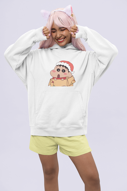 Holly Jolly | Shinchan | Premium Unisex Winter Hoodie