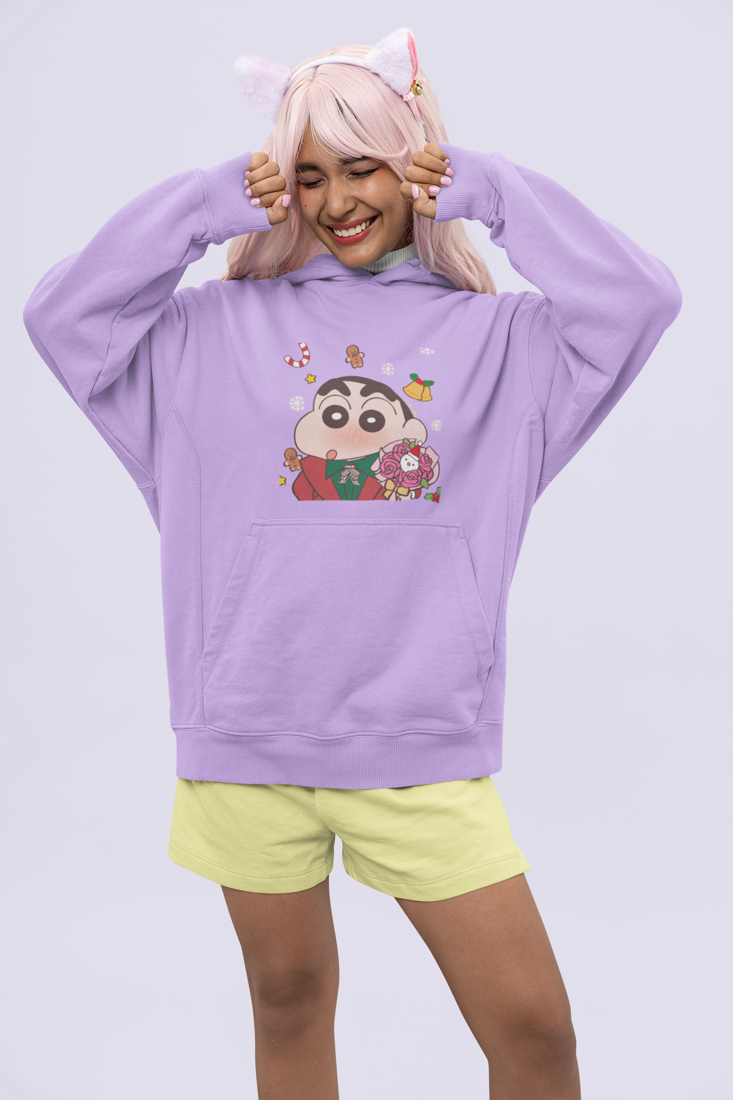 Sugar Plum | Shinchan | Premium Unisex Winter Hoodie