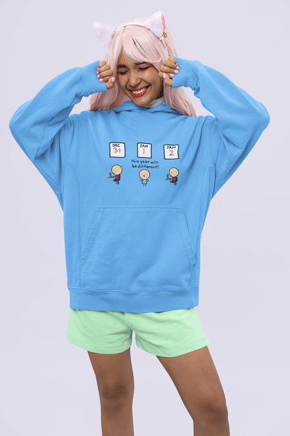 This year will be different | Premium Unisex Winter Hoodie