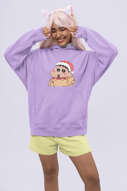 Holly Jolly | Shinchan | Premium Unisex Winter Hoodie