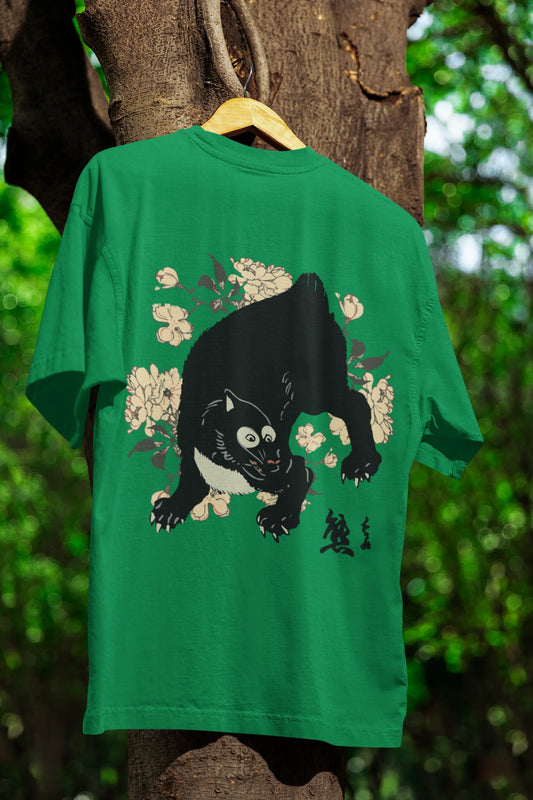 Black Bear | Wildlife | Dropped  Sleeve Unisex T-Shirt