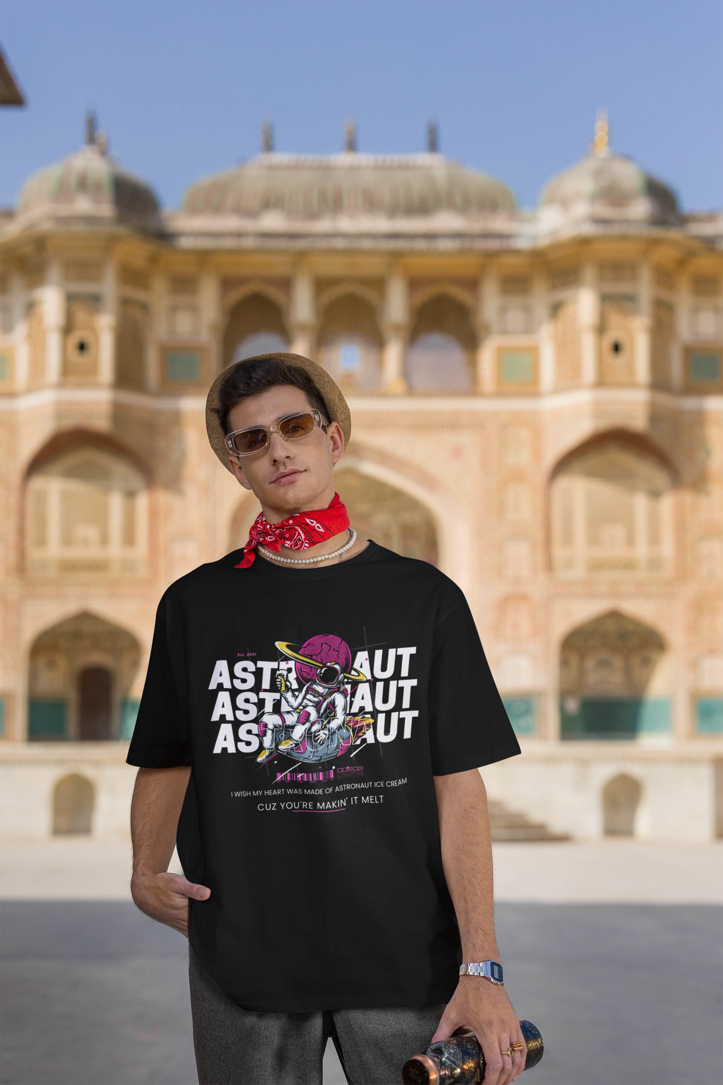 Astrosphere | Space Vogue | Dropped Sleeve Unisex Tee
