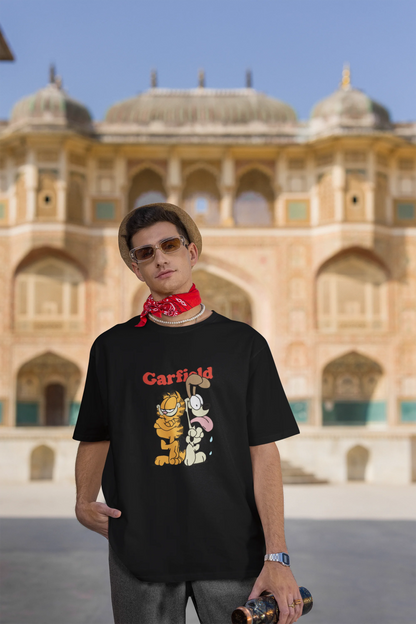 Garfield | Disney | Dropped Sleeve Unisex Tee