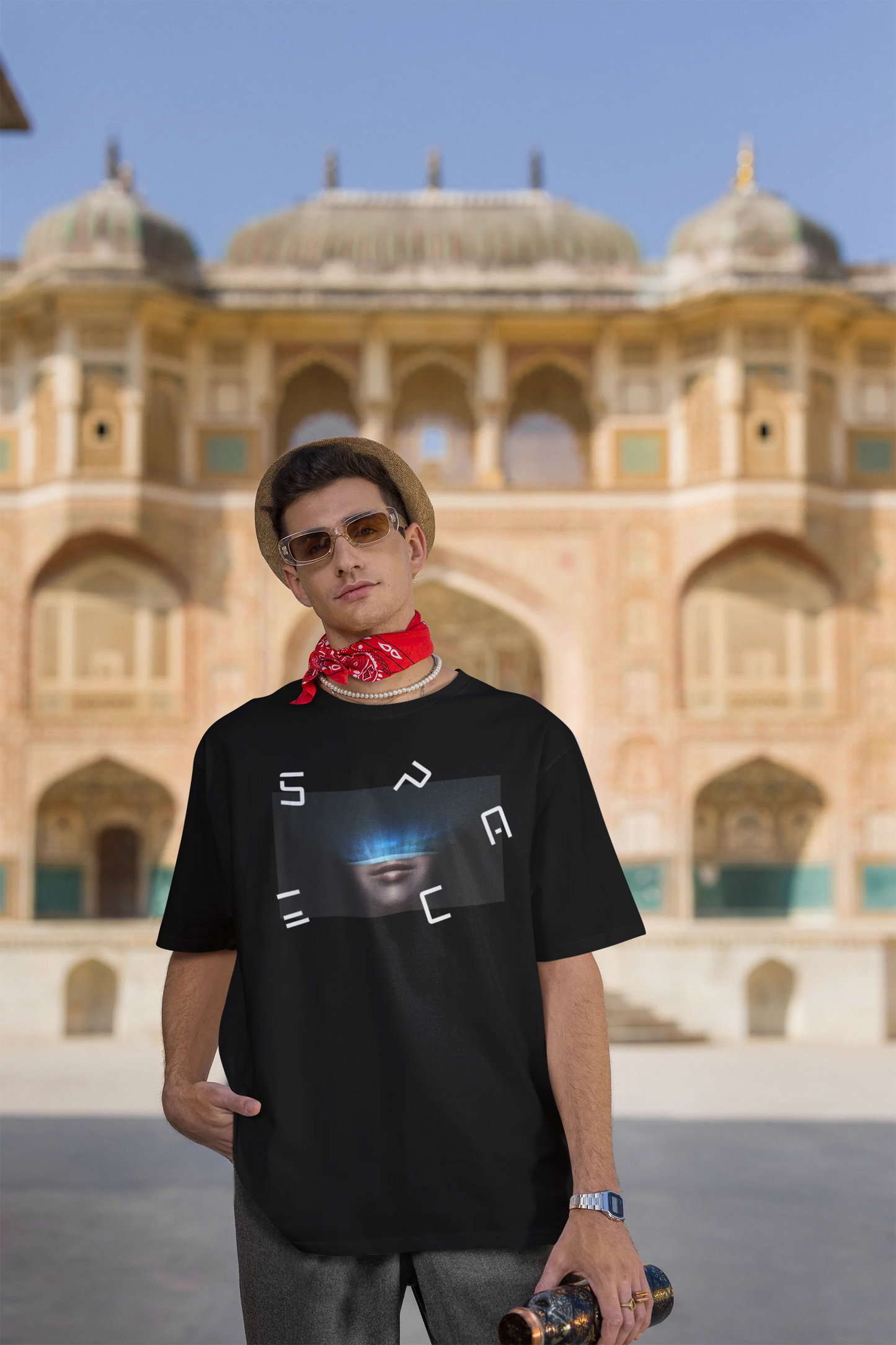 Brain Universe | Space Vogue | Dropped Sleeve Unisex Tee