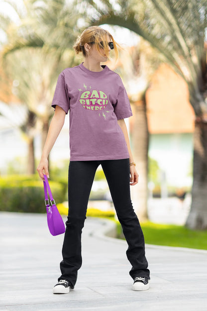 Bad Bitch Energy | Womaniya | Dropped Sleeve Unisex Tee