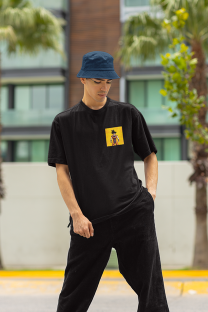 Powerful Goku | Dragon Ball Z | Dropped Sleeve Unisex Tee | Broke Memers