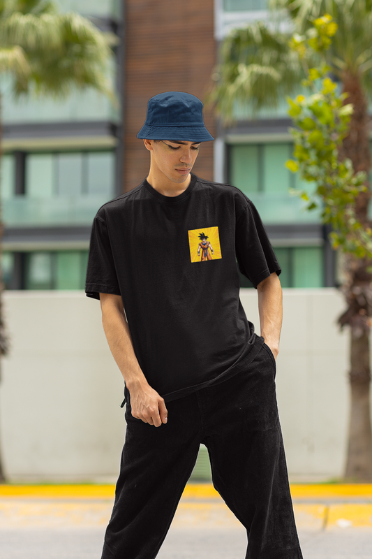 Powerful Goku | Dragon Ball Z | Dropped Sleeve Unisex Tee | Broke Memers