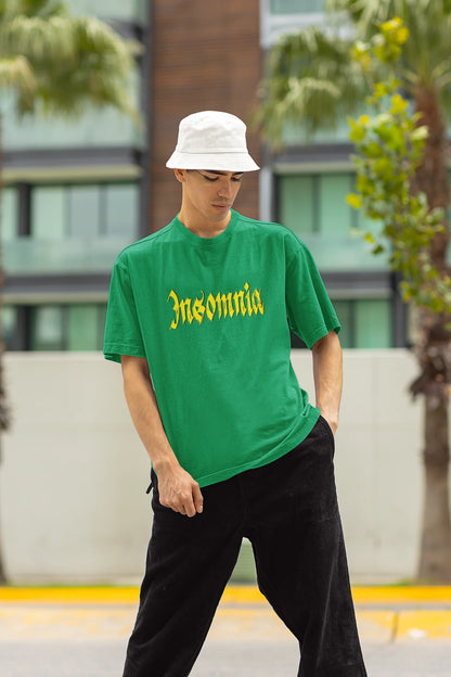 Insomnia | Brutalism | Dropped Sleeve Unisex Tee