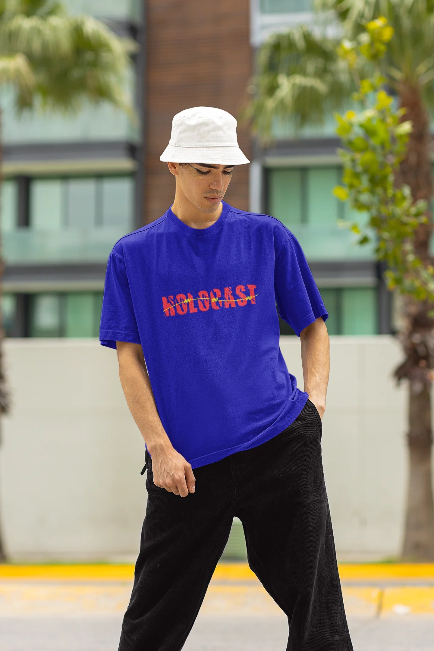 Holocast | Brutalism | Dropped Sleeve Unisex Tee