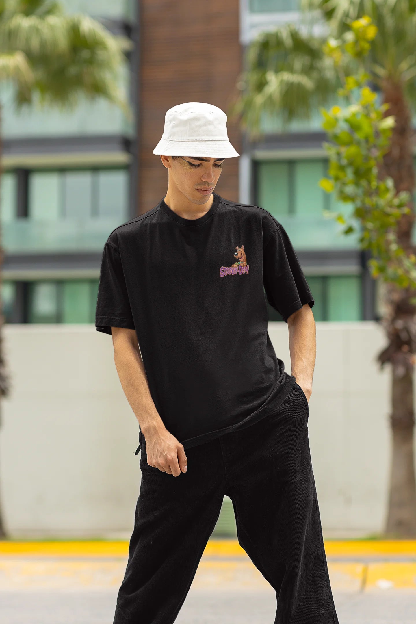 Cute Scooby  | Disney | Dropped Sleeve Unisex Tee