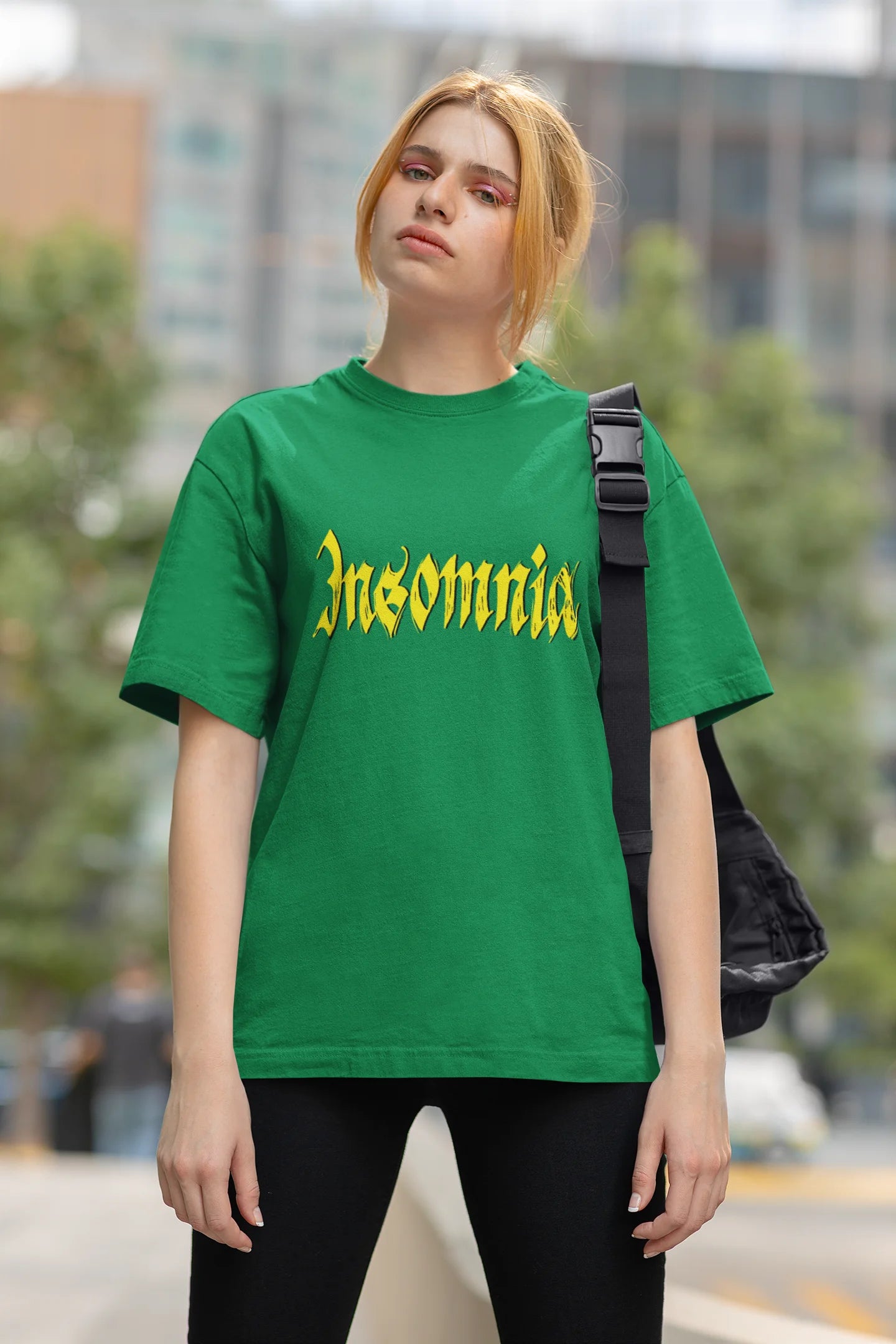 Insomnia | Brutalism | Dropped Sleeve Unisex Tee