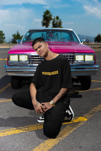 Sophisticated | Brutalism | Dropped Sleeve Unisex Tee