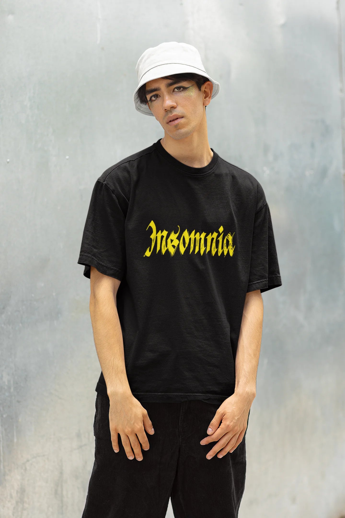 Insomnia | Brutalism | Premium Oversized Half Sleeve Unisex T-Shirt