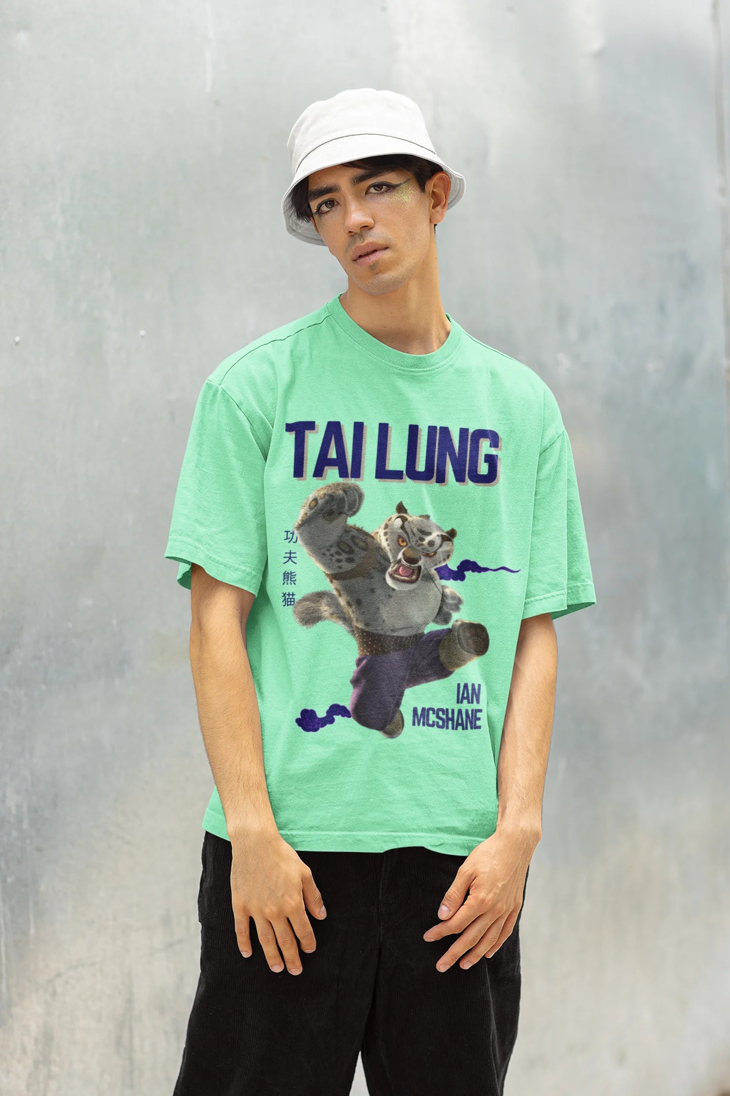 Tailung | Kung Fu Panda | Premium Oversized Half Sleeve Unisex T-Shirt