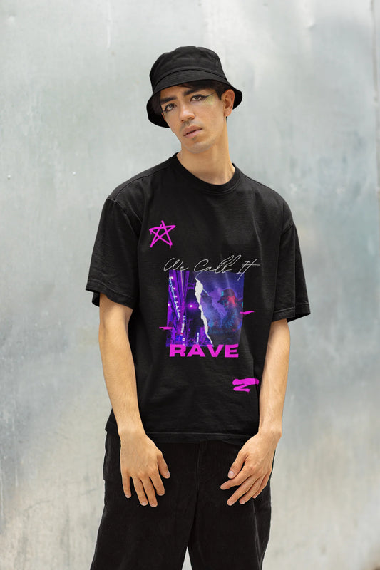 Call it rave | Techno Rave | Dropped Sleeve Unisex T-Shirt