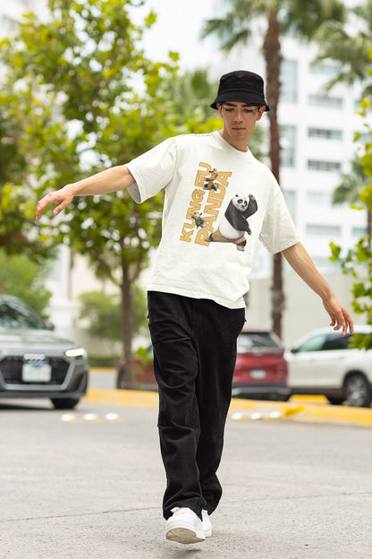 Kung Fu Panda Team | Kung Fu Panda | Dropped Sleeve Unisex Tee