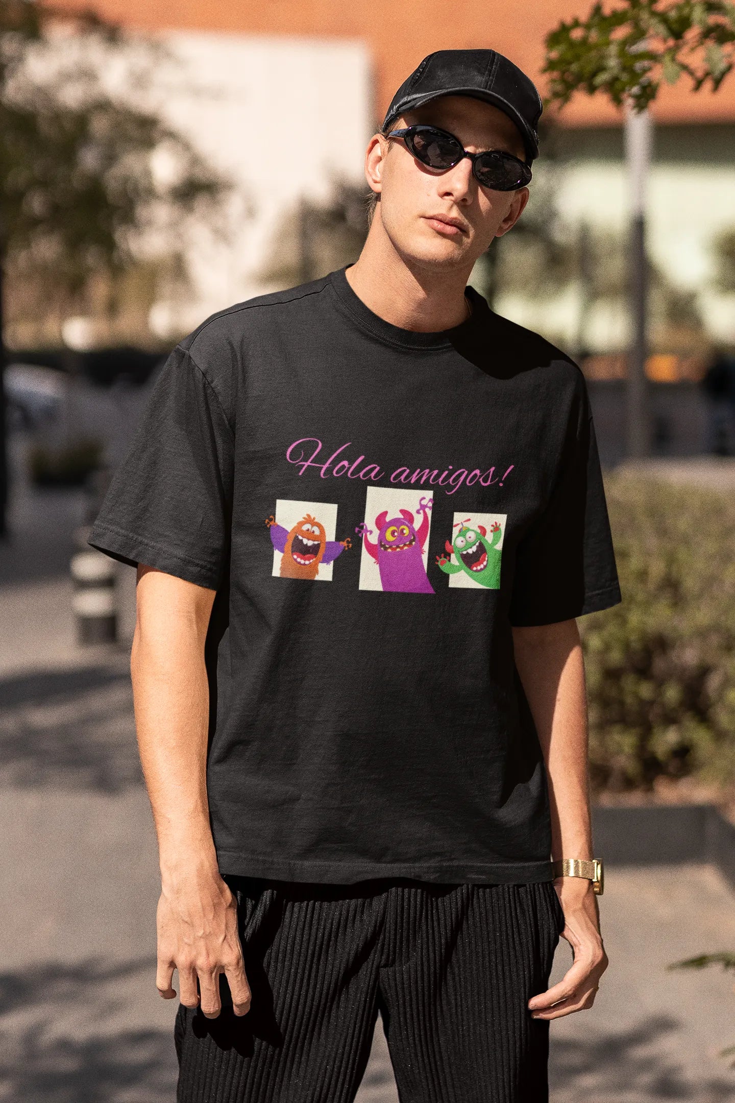 Hola Amigos |Disney | Dropped Sleeve Unisex Tee