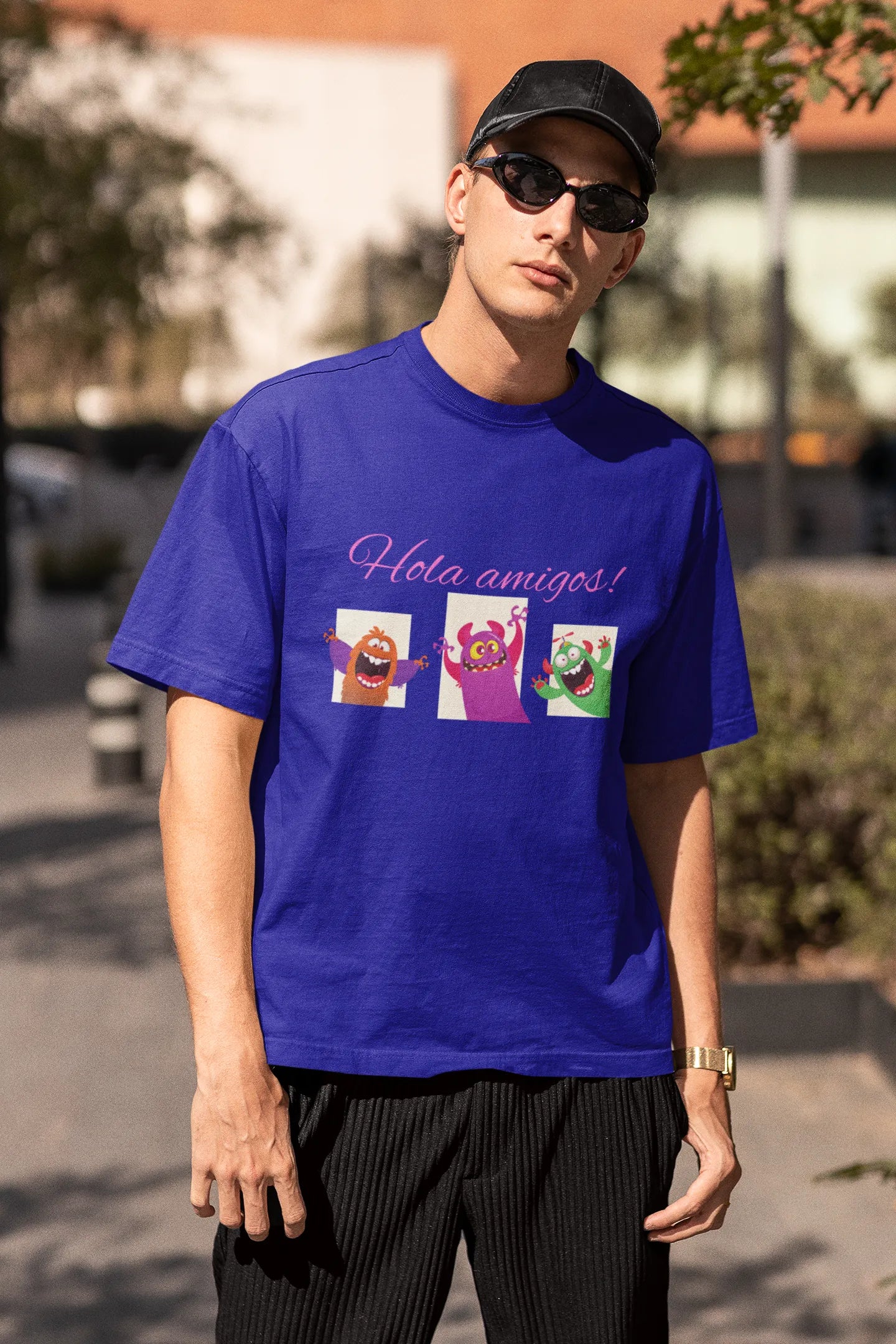 Hola Amigos |Disney | Dropped Sleeve Unisex Tee