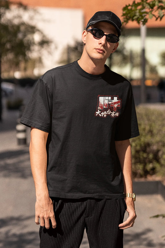 Baki- A True Warrior | Dropped Sleeve Unisex Tee | Broke Memers