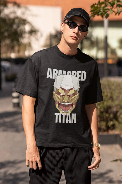 Armored Titan | Attack on Titan | Anime | Dropped Sleeve Unisex Tee