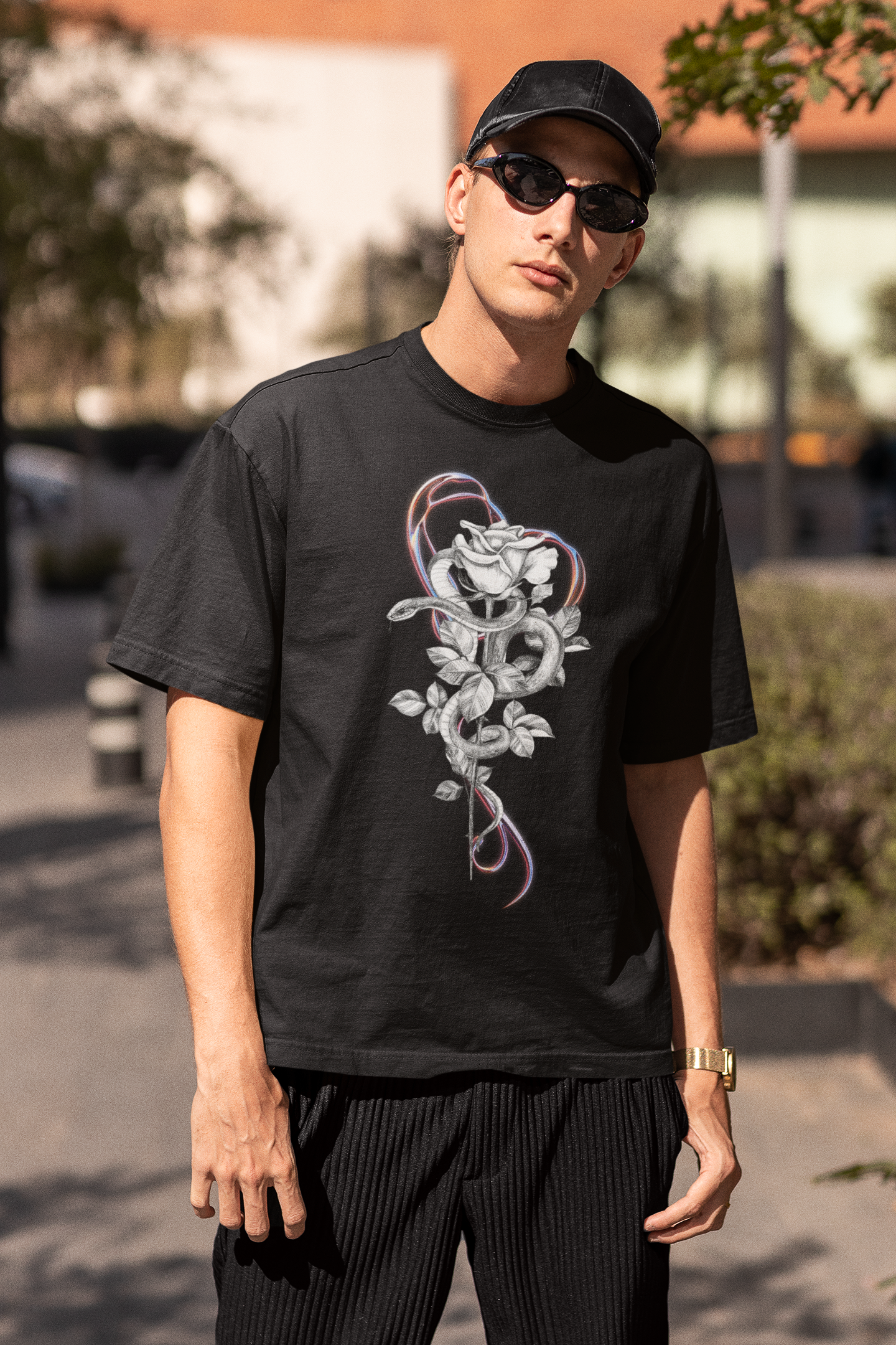 Serpentine | Dropped Sleeve Unisex T-Shirt