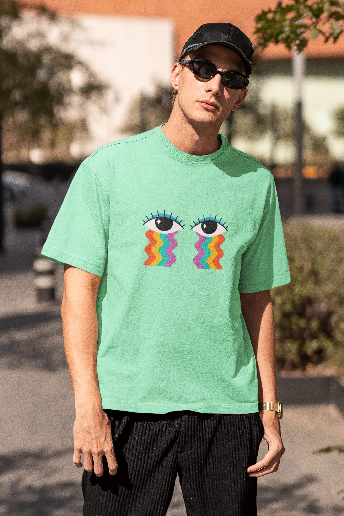 Let it go | Premium Oversized Half Sleeve Unisex T-Shirt